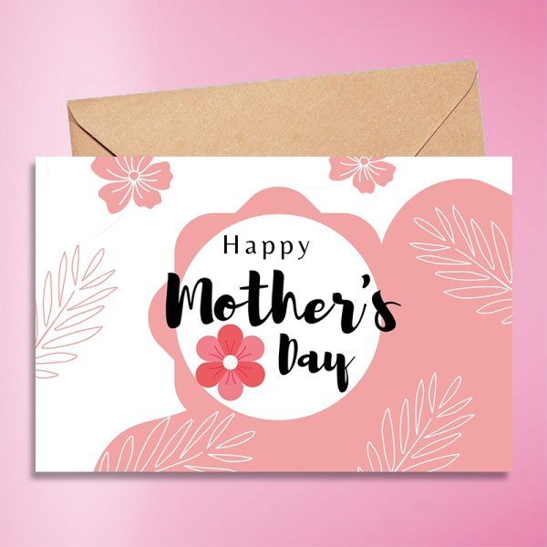 Happy Mother's Day Printed Greeting Card - Flowers to Nepal - FTN