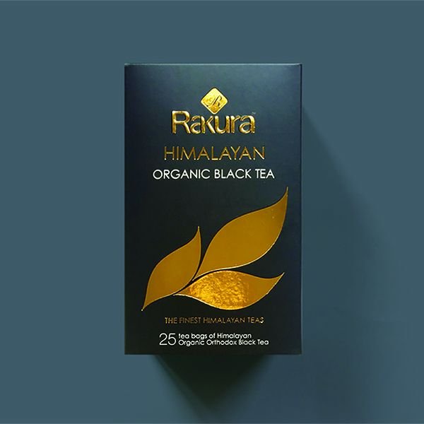 Rakura Himalaya Organic Black Tea: 25 Tea Bags - Flowers to Nepal - FTN