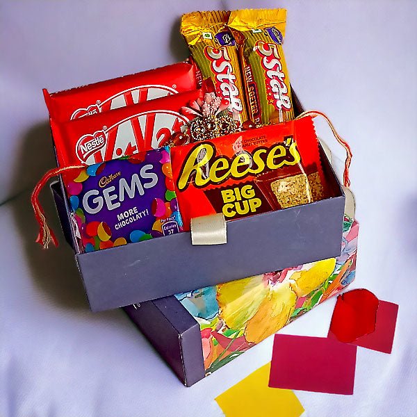 Chocolates Box With Rakhi Gift For Brother - Flowers to Nepal - FTN