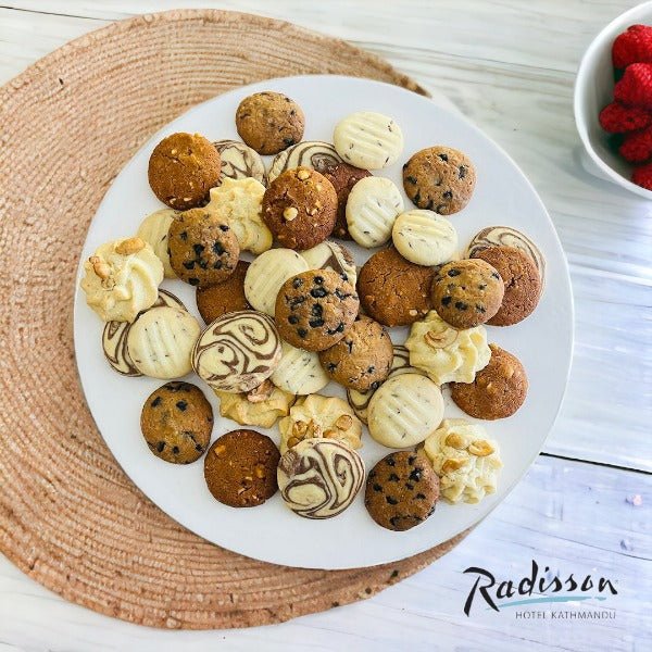 Delectable Variety of Cookies - 1kg from Radisson Hotel - Flowers to Nepal - FTN