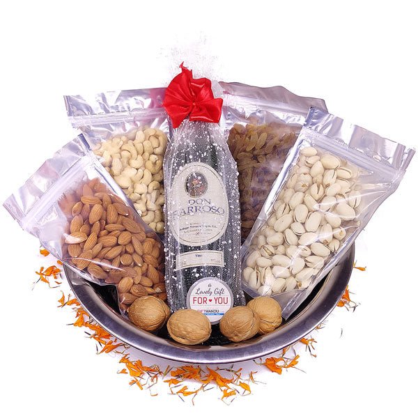 Don Barroso With Dry Nuts Combo - Flowers to Nepal - FTN