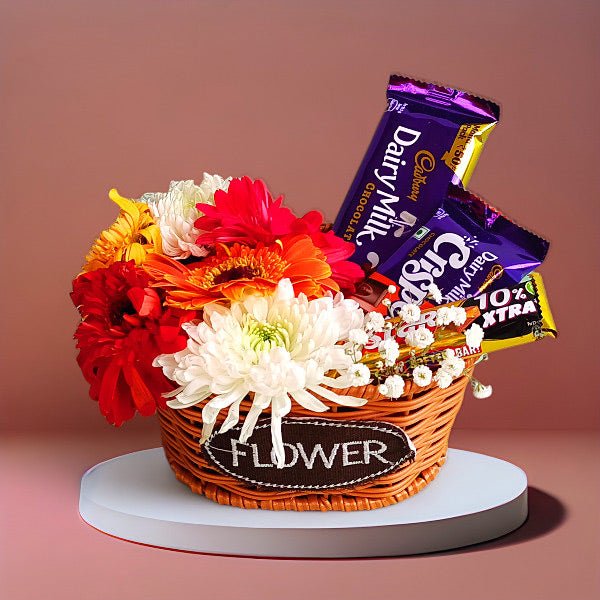 Flowers Blooms and Chocolates Delights - Flowers to Nepal - FTN