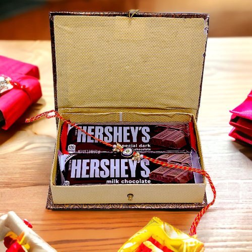 Hershey's Chocolates With Rakhi Gifts Box - Flowers to Nepal - FTN