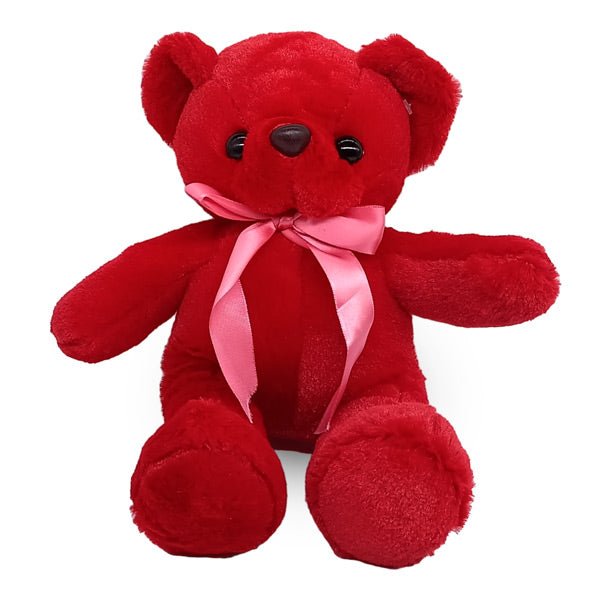 Small red teddy store bear