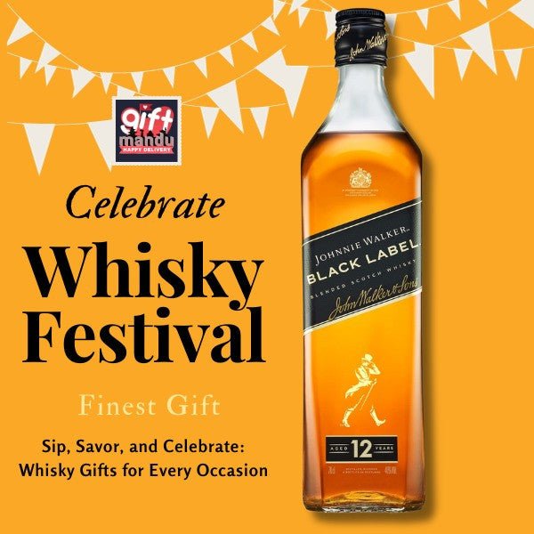 1000ml Johnnie Walker Black Label Whisky - Flowers to Nepal - FTN