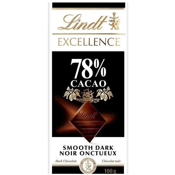 100g Lindt Excellence 78% Cocoa Smooth Dark - Flowers to Nepal - FTN