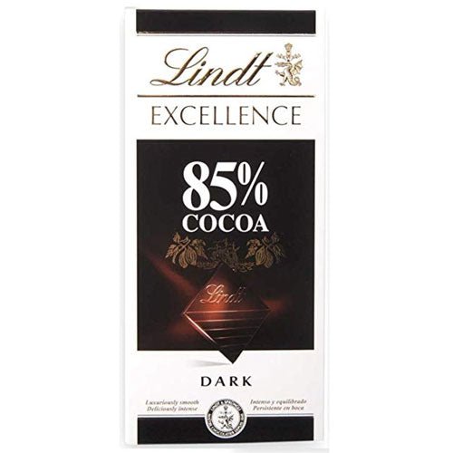 100g Lindt Excellence 85% Cocoa Rich Dark Chocolate - Flowers to Nepal - FTN