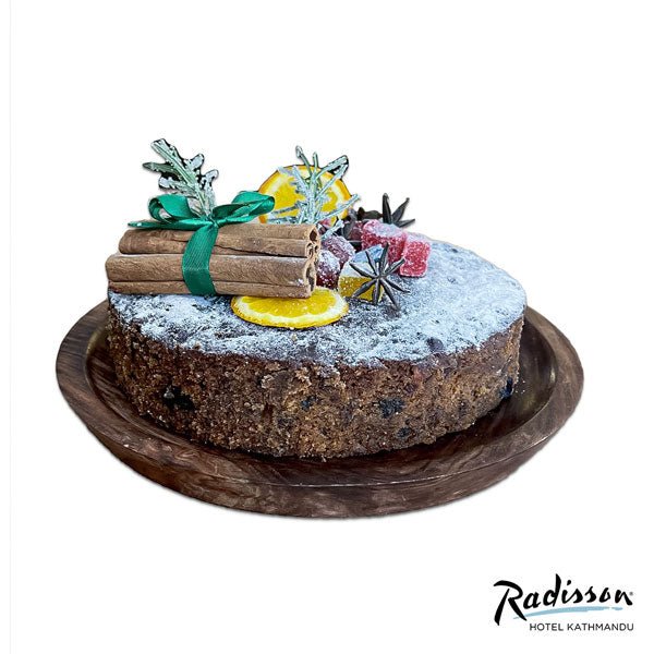 1lbs X - Mas Cake from Radisson Hotel - Flowers to Nepal - FTN