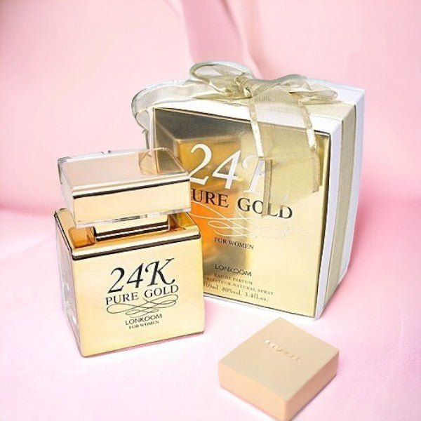 24K Pure Gold By Lonkoom 100ml Perfume For Women - Flowers to Nepal - FTN
