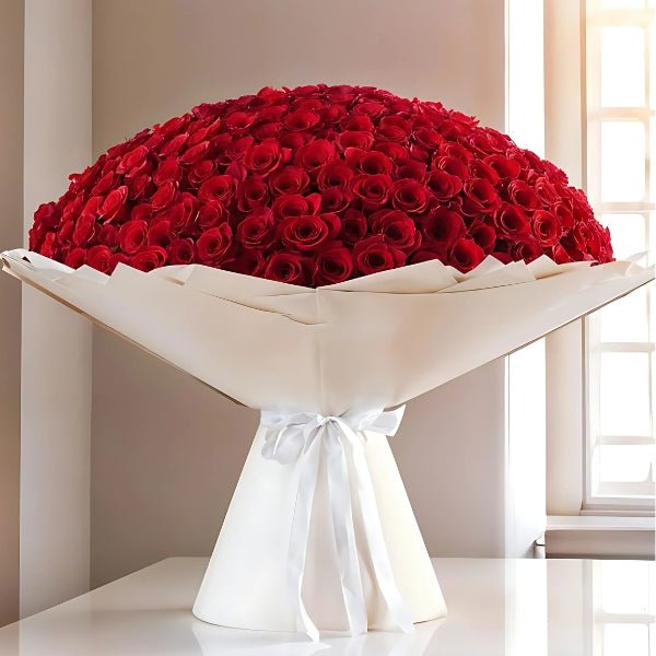 999 Red Roses: Infinite Love Bouquet - Flowers to Nepal - FTN