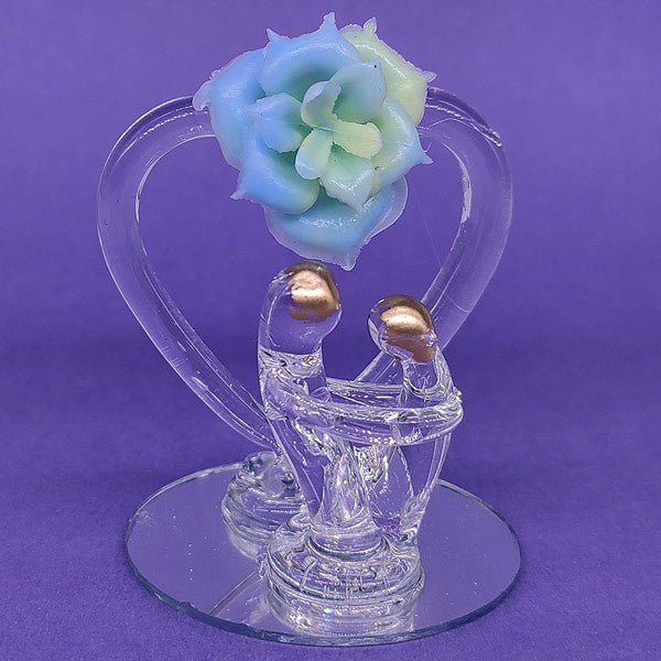 Adorable Mini Couple Glass - Flowers to Nepal - FTN