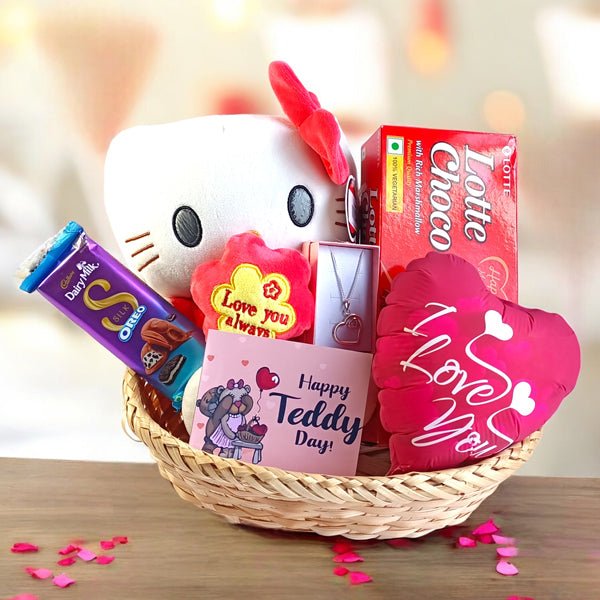 Adorable Teddy Day Hamper - Flowers to Nepal - FTN