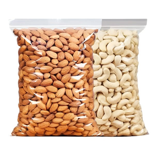 Almond and Cashew Combo 2KG - Flowers to Nepal - FTN