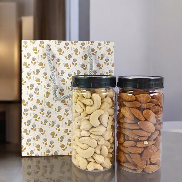 Almonds & Cashews Duo Pack - Flowers to Nepal - FTN