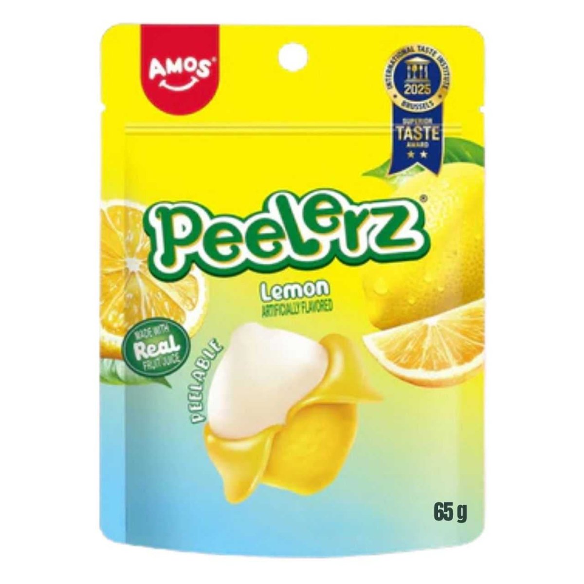 Amos Peelerz Citrus Lemon Gummy Treat - Flowers to Nepal - FTN
