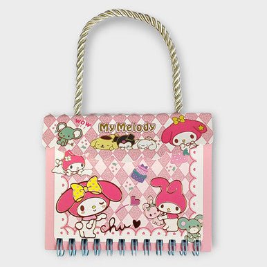Anime Printed Cute Portable Coil Notepad with Hanging Feature - Flowers to Nepal - FTN