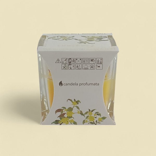 Aromatic Candle in Glass yellow - Flowers to Nepal - FTN