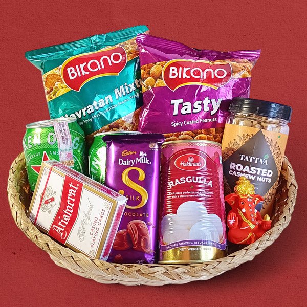 Assorted Gourmet Flavours Gift Basket - Flowers to Nepal - FTN