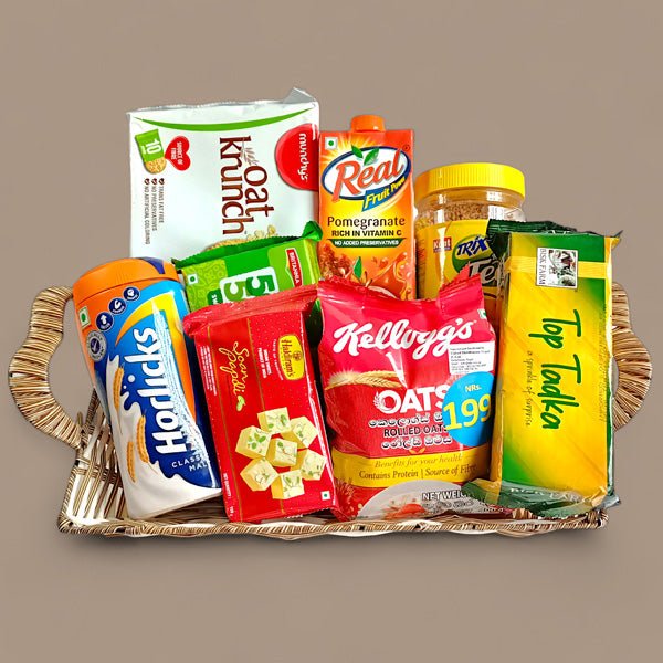 Assortment Of Food Basket - Flowers to Nepal - FTN