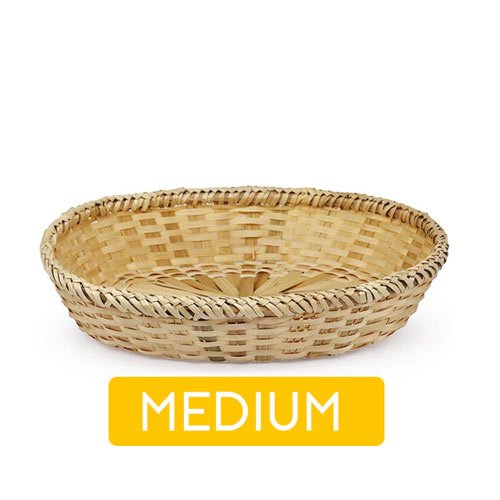 Bamboo Basket (3 - 10 Items) Medium - Flowers to Nepal - FTN