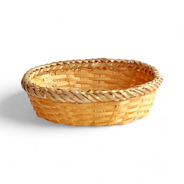 Bamboo Basket (Small) - Design May Vary - Flowers to Nepal - FTN