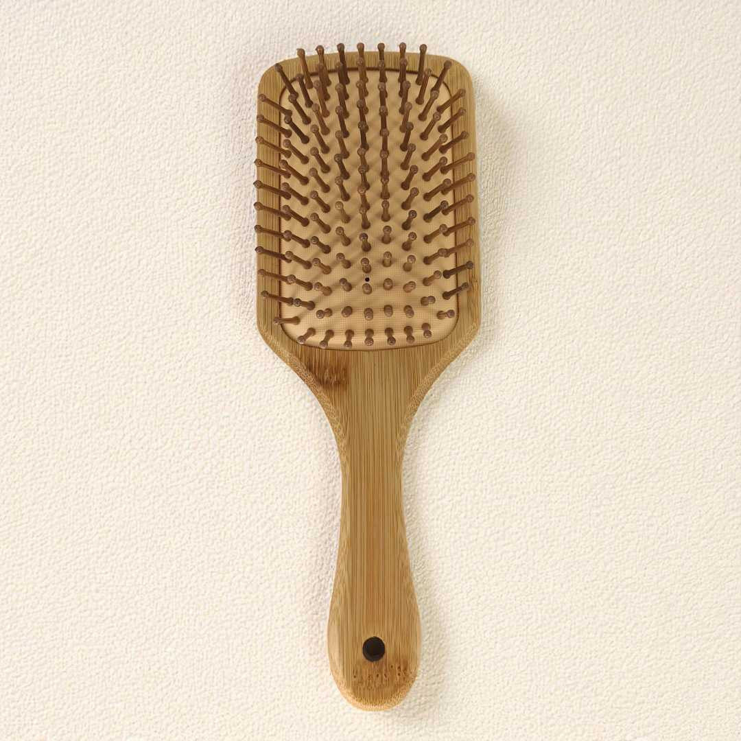 Bamboo Soft Paddle Hair Brush - Flowers to Nepal - FTN