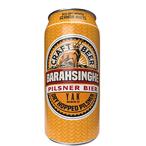 Barahsinghe Pilsner Bier Yak Can Beer - 500 ml - Flowers to Nepal - FTN