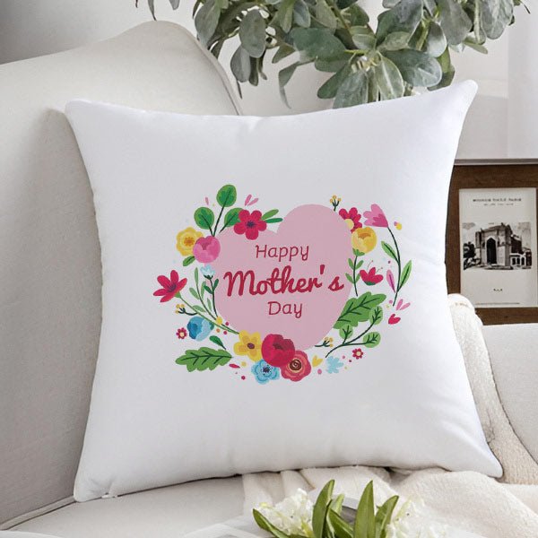 Beautiful Flower Design Mother's Day Cushion - Flowers to Nepal - FTN