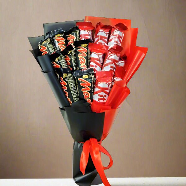 Beautiful KitKat and Mars Sweet Combination Combo - Flowers to Nepal - FTN