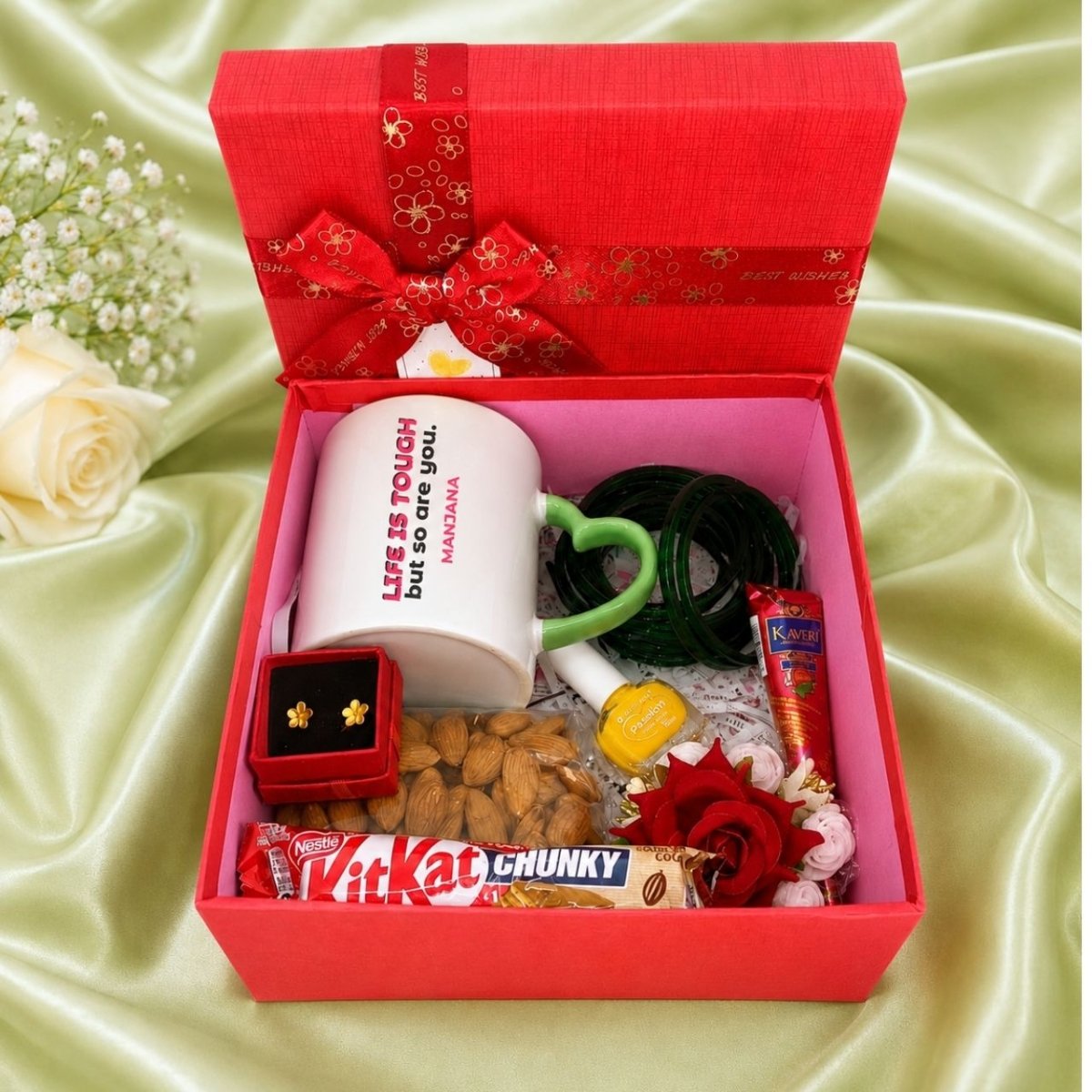 Beauty & Bliss Gift Box - Flowers to Nepal - FTN