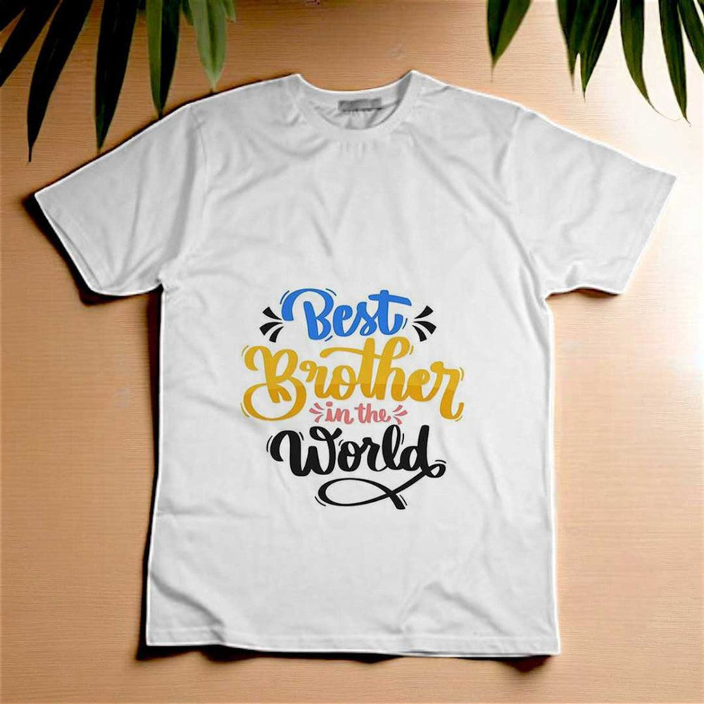 'Best Brother in The World' T-Shirt - Flowers to Nepal - FTN