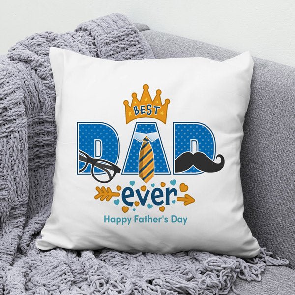 Best Dad Ever Cushion for Dad - Flowers to Nepal - FTN