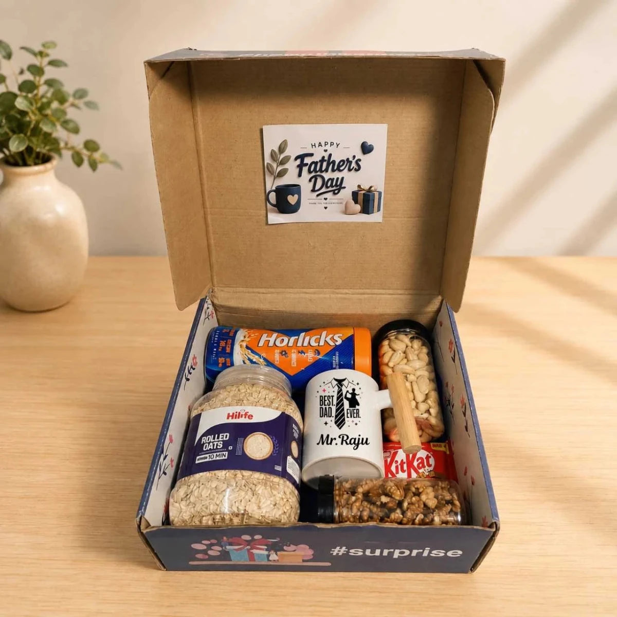 Best Dad Ever Personalized Wellness Gift Box - Flowers to Nepal - FTN