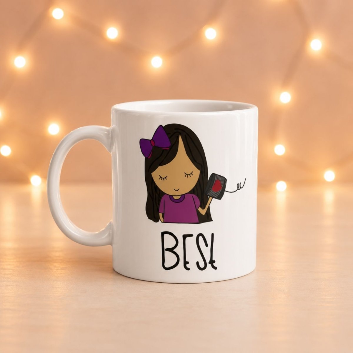 "Best Friends Forever" Mug Gift Set | 3 Pieces - Flowers to Nepal - FTN