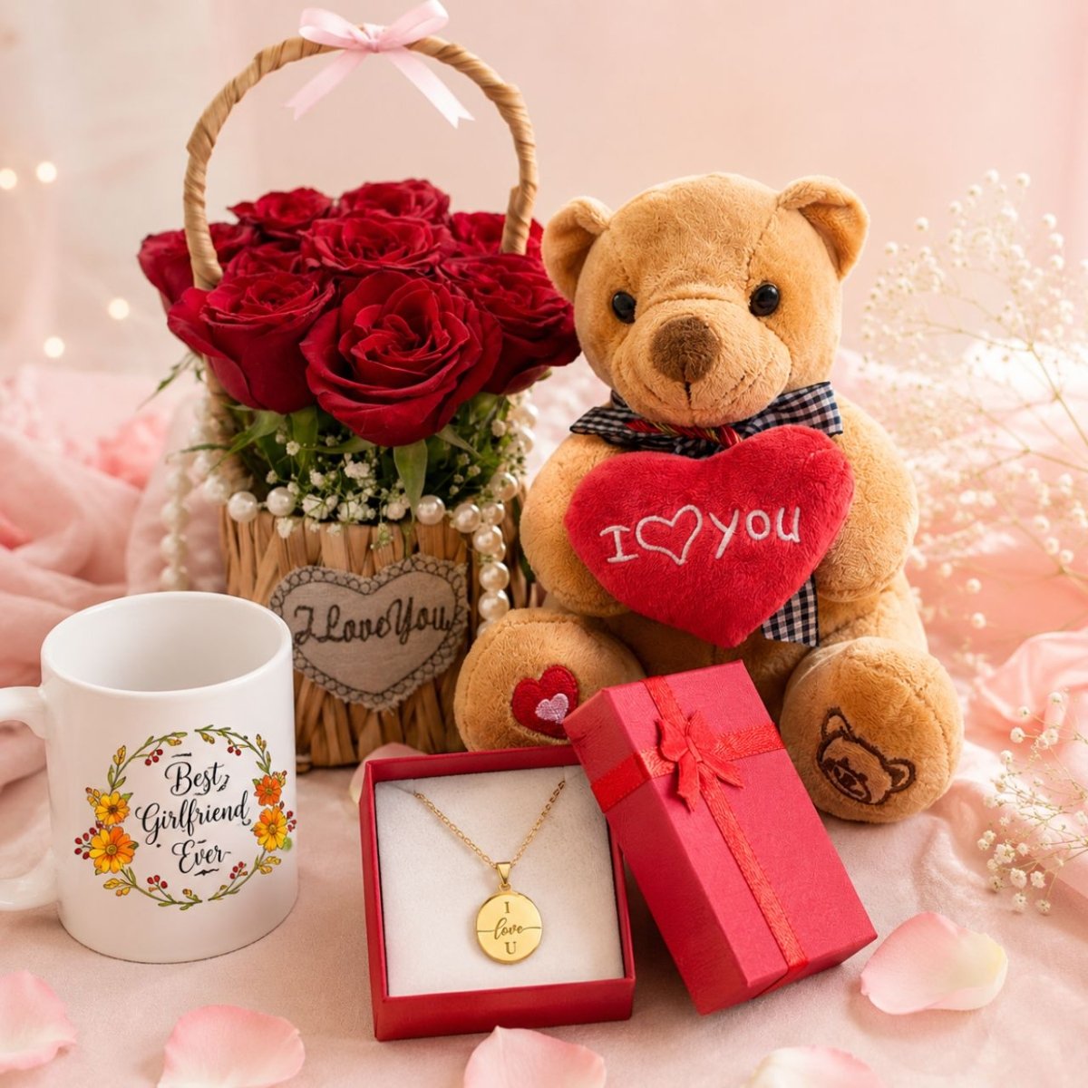 Best Girlfriend Floral Gift Set - Flowers to Nepal - FTN