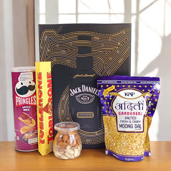 Beverage with Snack Delight Hamper - Flowers to Nepal - FTN