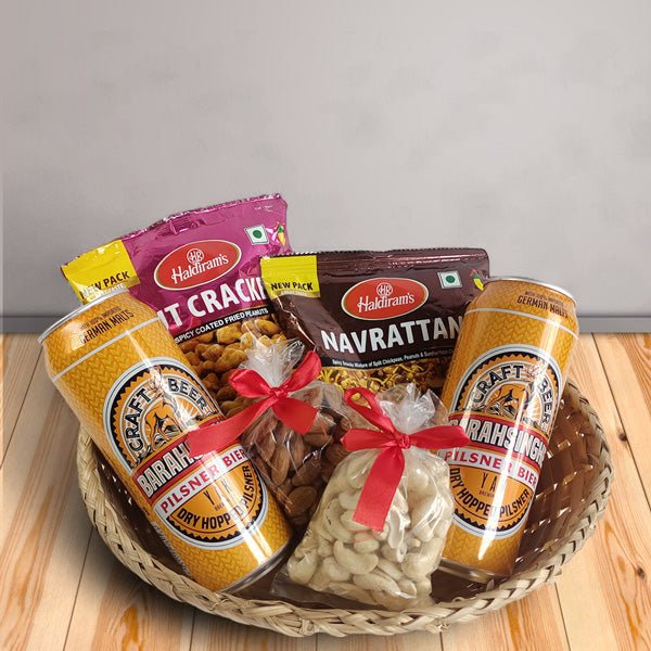 Beverages and Snack Gift Basket - Flowers to Nepal - FTN