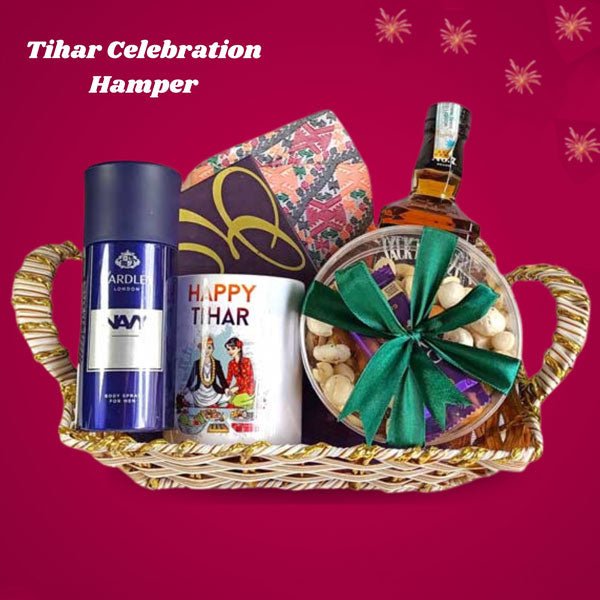 Bhaitika Gift Combo Basket - Flowers to Nepal - FTN