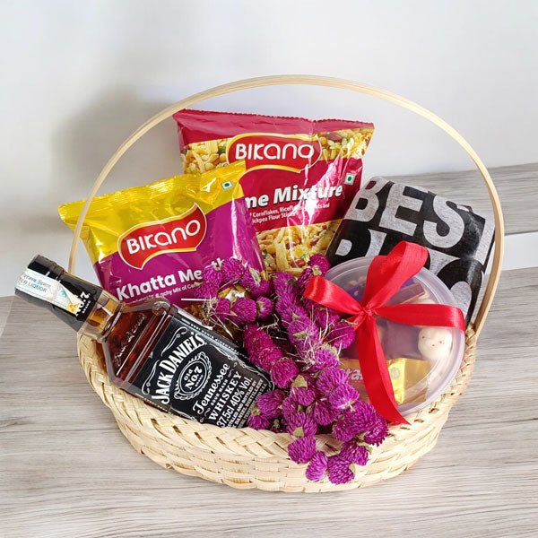 Bhaitika Savoury, Beverage, Bhai Masala and mala Gift Set - Flowers to Nepal - FTN