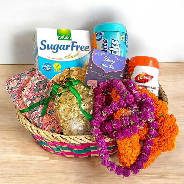 Bhaitika Sugar Free Combo (Card Free) - Flowers to Nepal - FTN