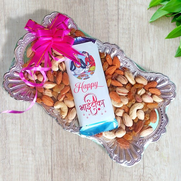 
                  
                    Bhaitika Sweet Gift Tray - Flowers to Nepal - FTN
                  
                