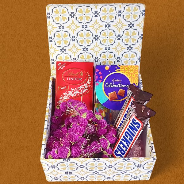 BhaiTika Sweet Treats Box - Flowers to Nepal - FTN