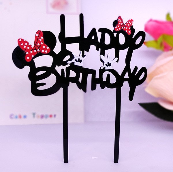 Birthday Cake Topper Minnie Mouse - Flowers to Nepal - FTN