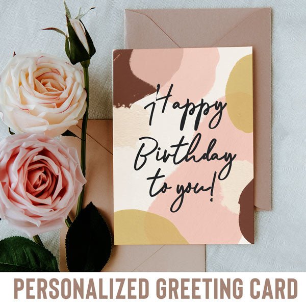 Birthday Card with Custom “Happy Birthday To You” Print - Flowers to Nepal - FTN