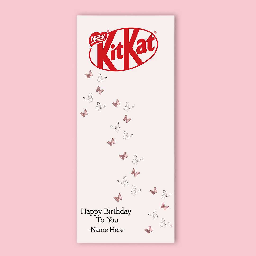 Birthday Personalized KitKat 150g - Flowers to Nepal - FTN