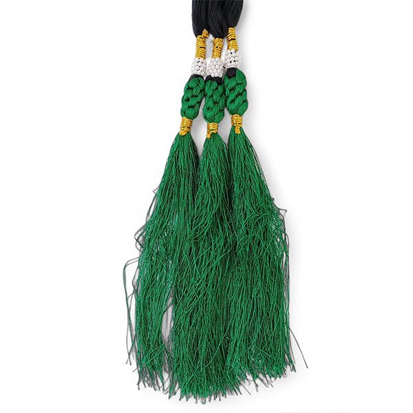 
                  
                    Black Chulthi Dhago Featuring Pearl and Green Tassel - Flowers to Nepal - FTN
                  
                