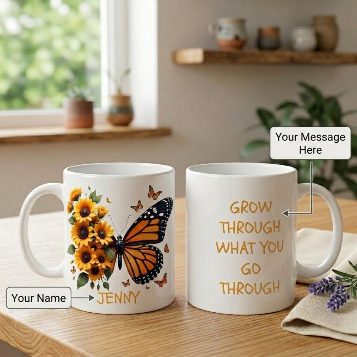 Blooming Wishes Mug - Flowers to Nepal - FTN
