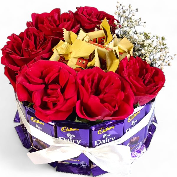 
                  
                    bouquet of roses and Chocolate - Flowers to Nepal - FTN
                  
                