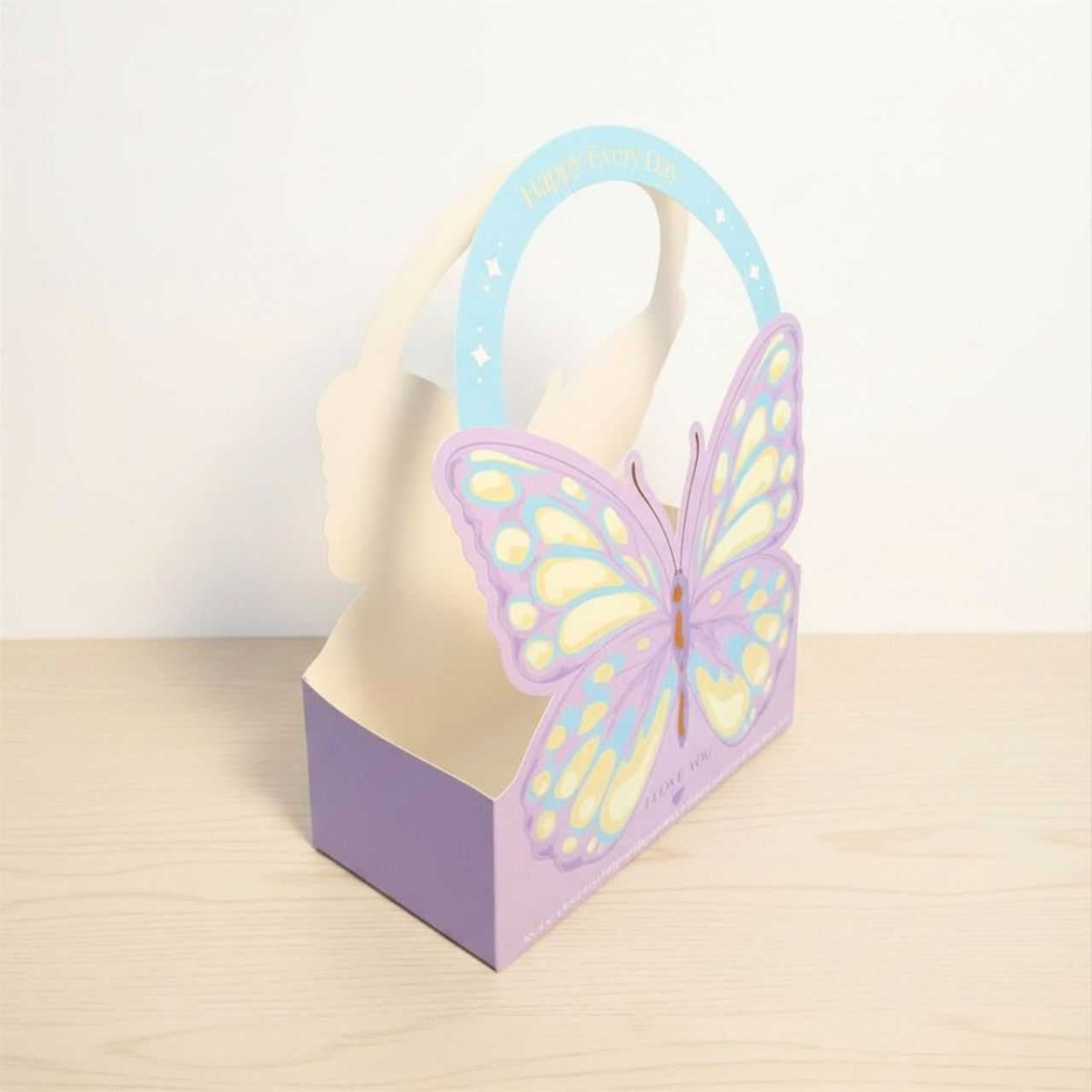Butterfly Charm Paper Gift Basket - Flowers to Nepal - FTN