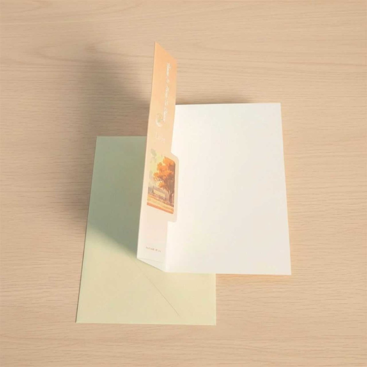 Butterfly & Dried Flower Message Card - Flowers to Nepal - FTN